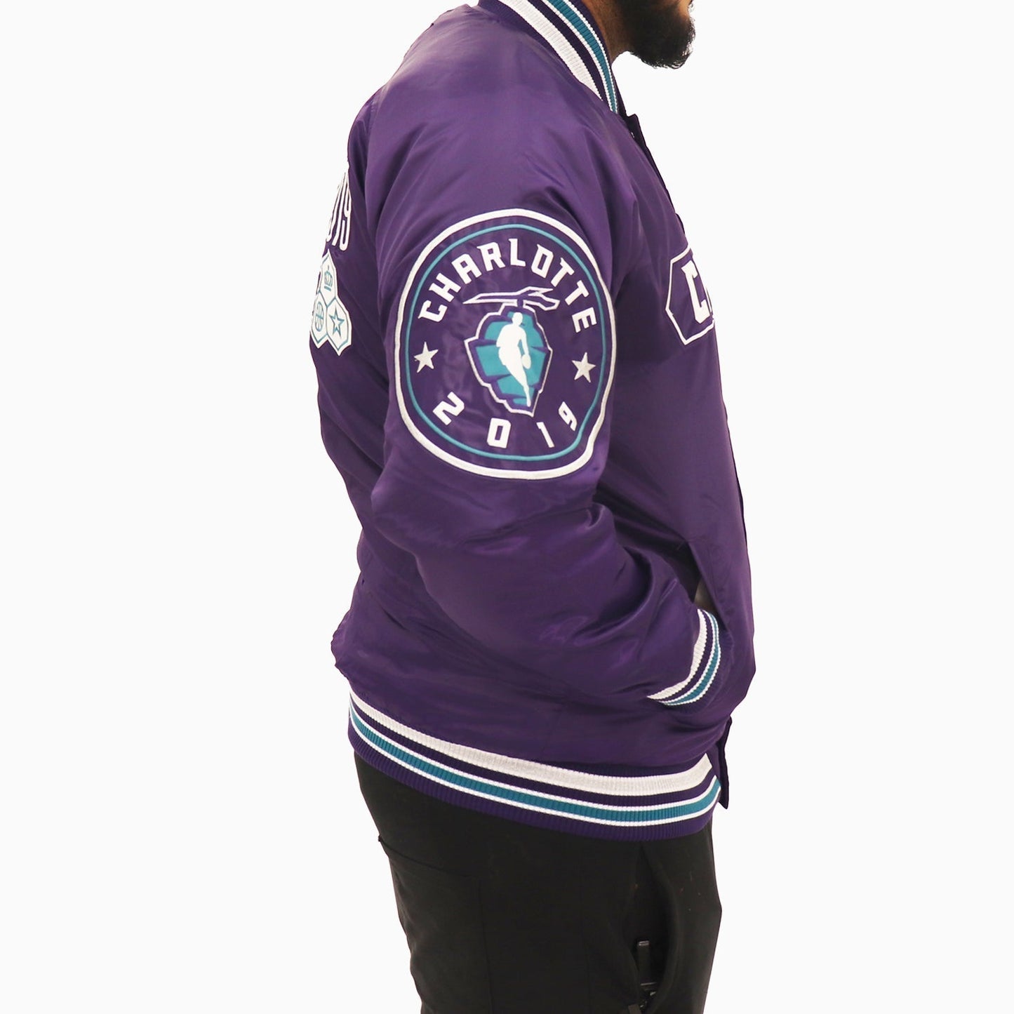 Men's NBA All Star Varsity Satin Jacket