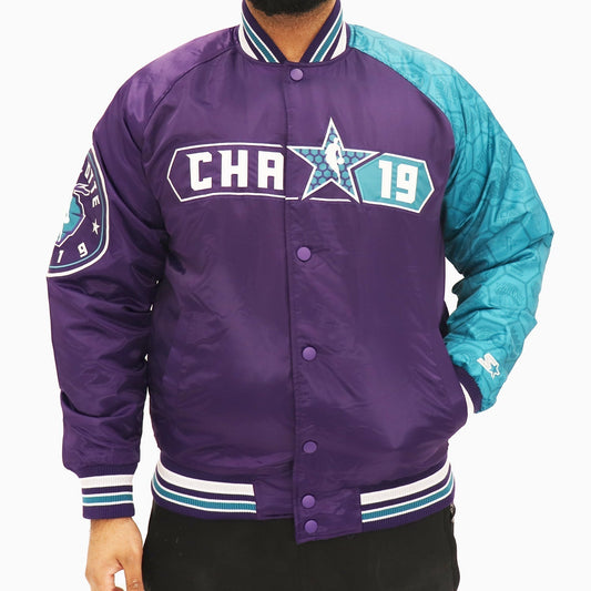 Men's NBA All Star Varsity Satin Jacket