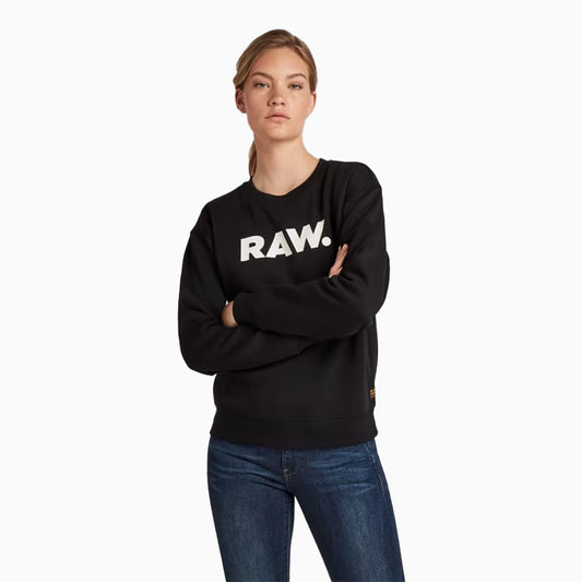 Women's Premium Core Raw Crew Neck Sweatshirt