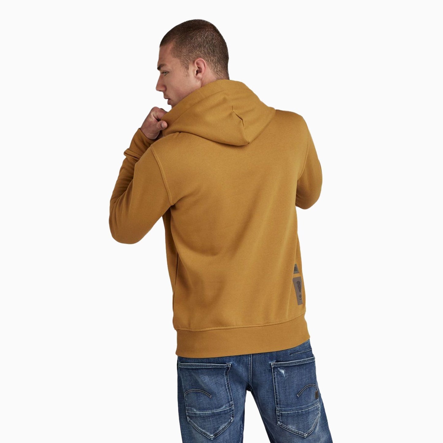 Men's G-Star Logo Pull Over Hoodie