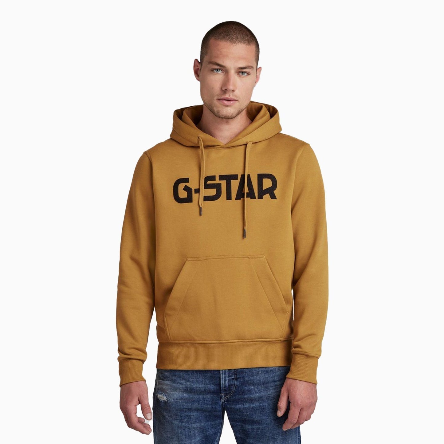 Men's G-Star Logo Pull Over Hoodie