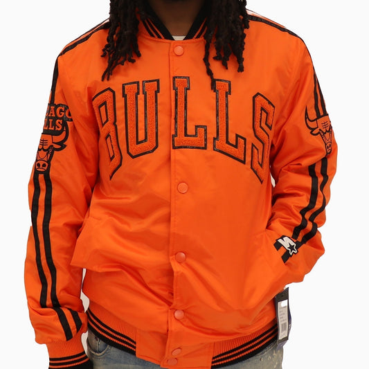 Men's Chicago Bulls NBA Varsity Satin Jacket