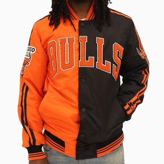 Men's Chicago Bulls NBA Varsity Satin Jacket