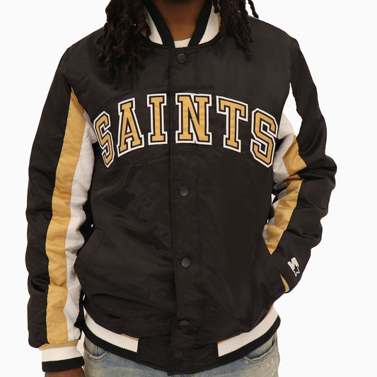 Men's New Orleans Saints NFL Varsity Satin Jacket