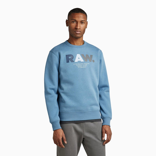 Men's Multi Colored Raw Sweatshirt