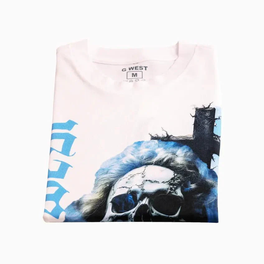 Men's Smoke Skull Life Style T-Shirt