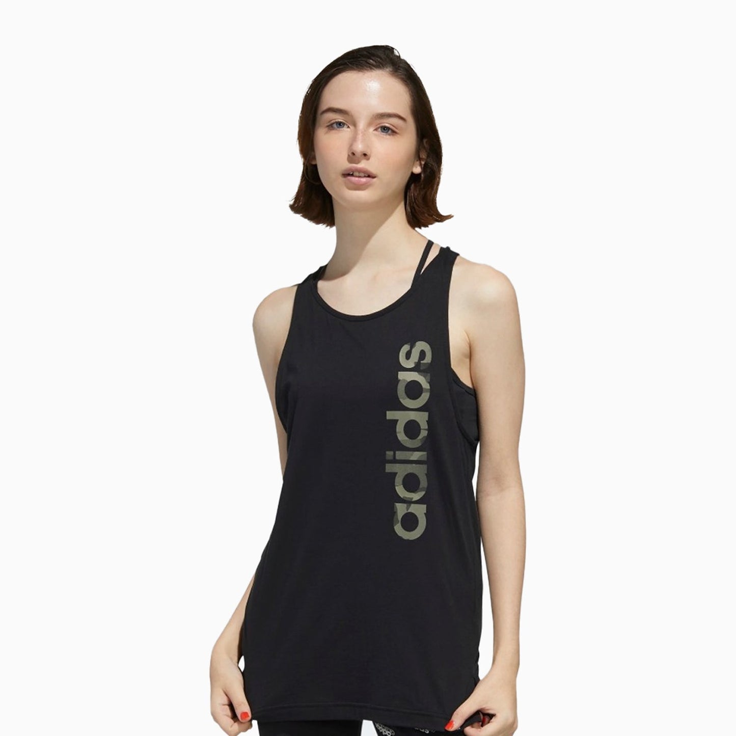 Women's Boxed Camo Tank-Tops