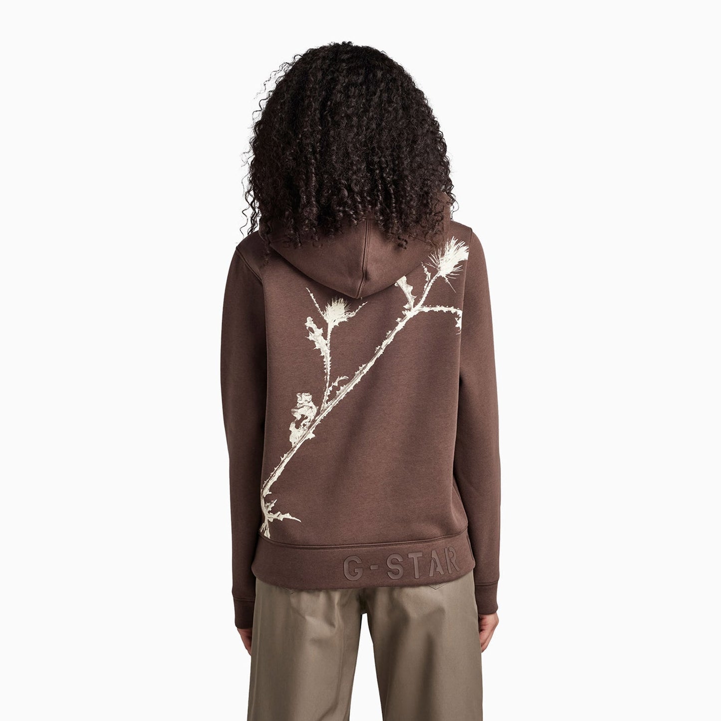 Women's Thistle Back Graphic Pull Over Hoodie
