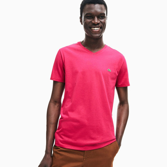 Men's Pima Cotton V-Neck Jersey T Shirt