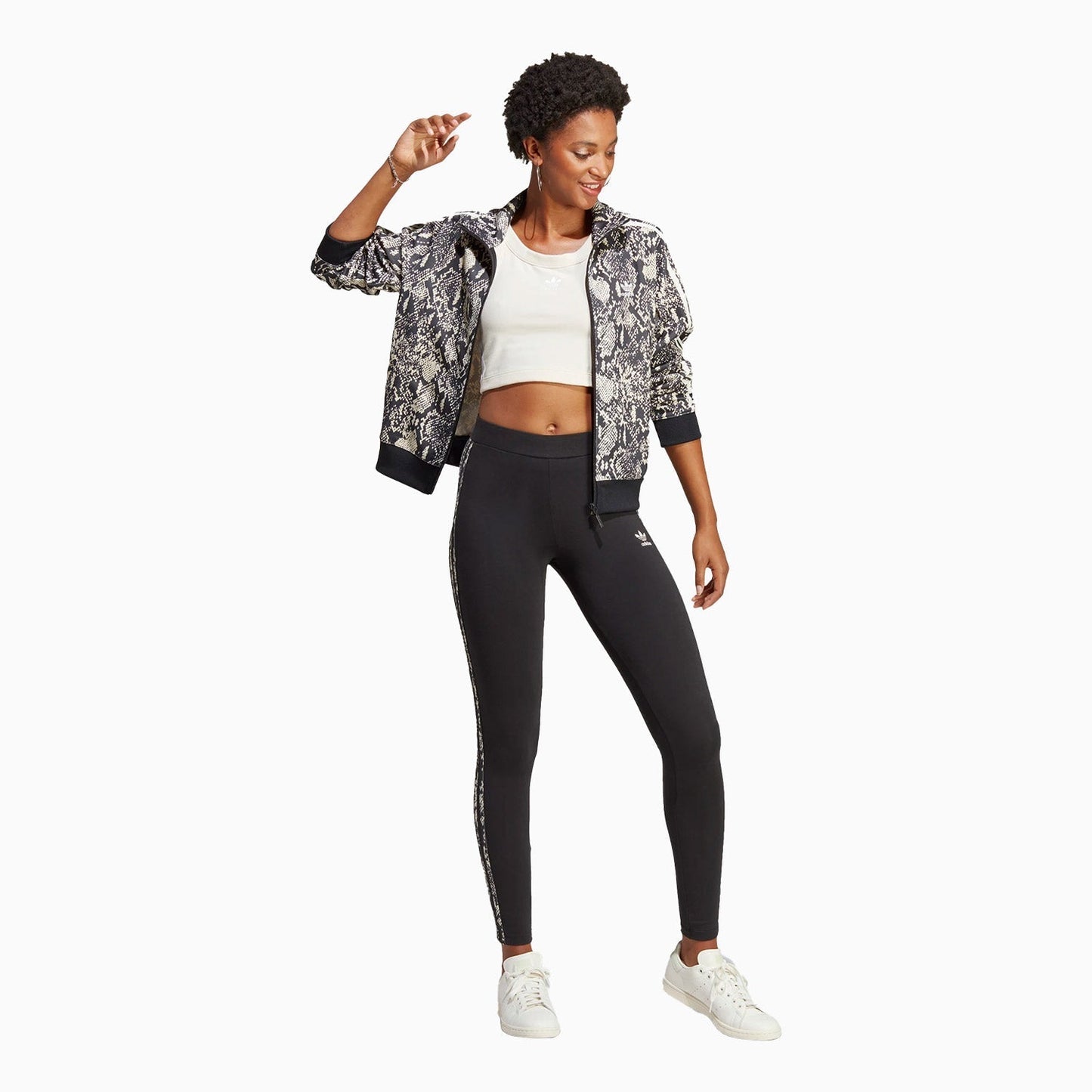 Women's 3 Straps Print 7/8 Leggings