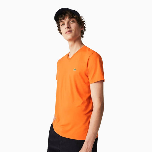 Men's Pima Cotton V-Neck Jersey T Shirt