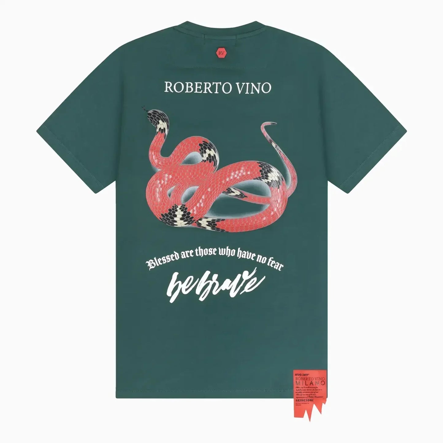 Men's Brave Snake Crew Neck T-Shirt