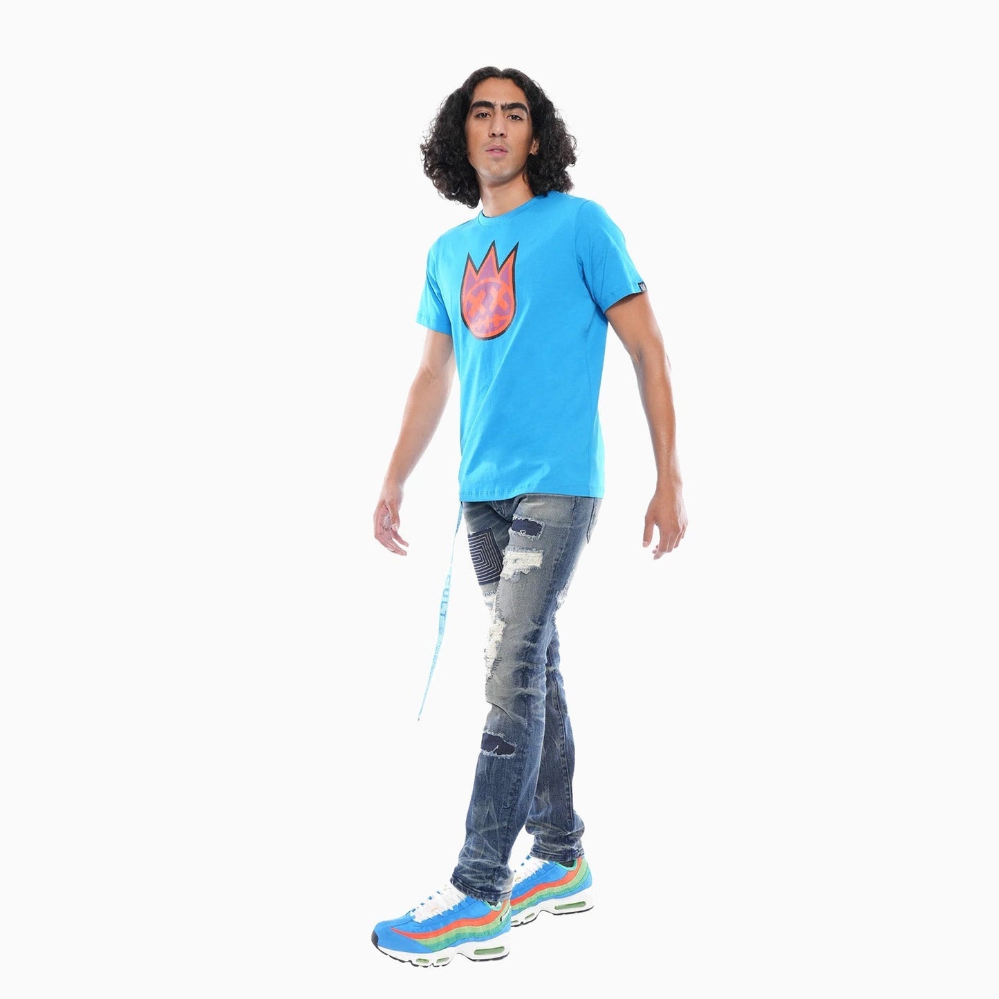 Men's 3D Clean Shimuchan Logo Crew Neck Tee