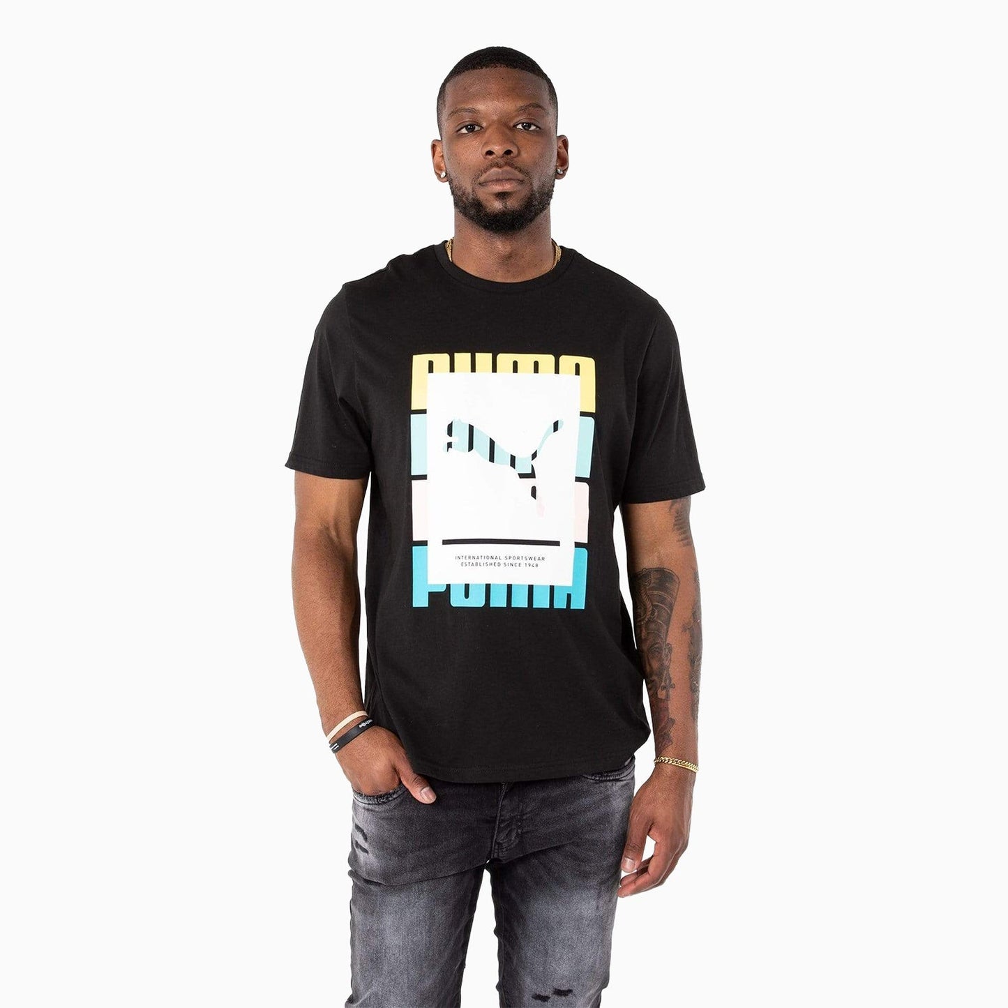 Men's Summer Court Graphic T Shirt