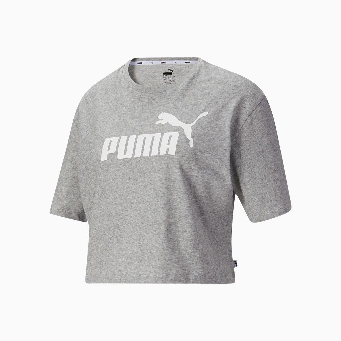 Women's Essentials Cropped Logo T Shirt