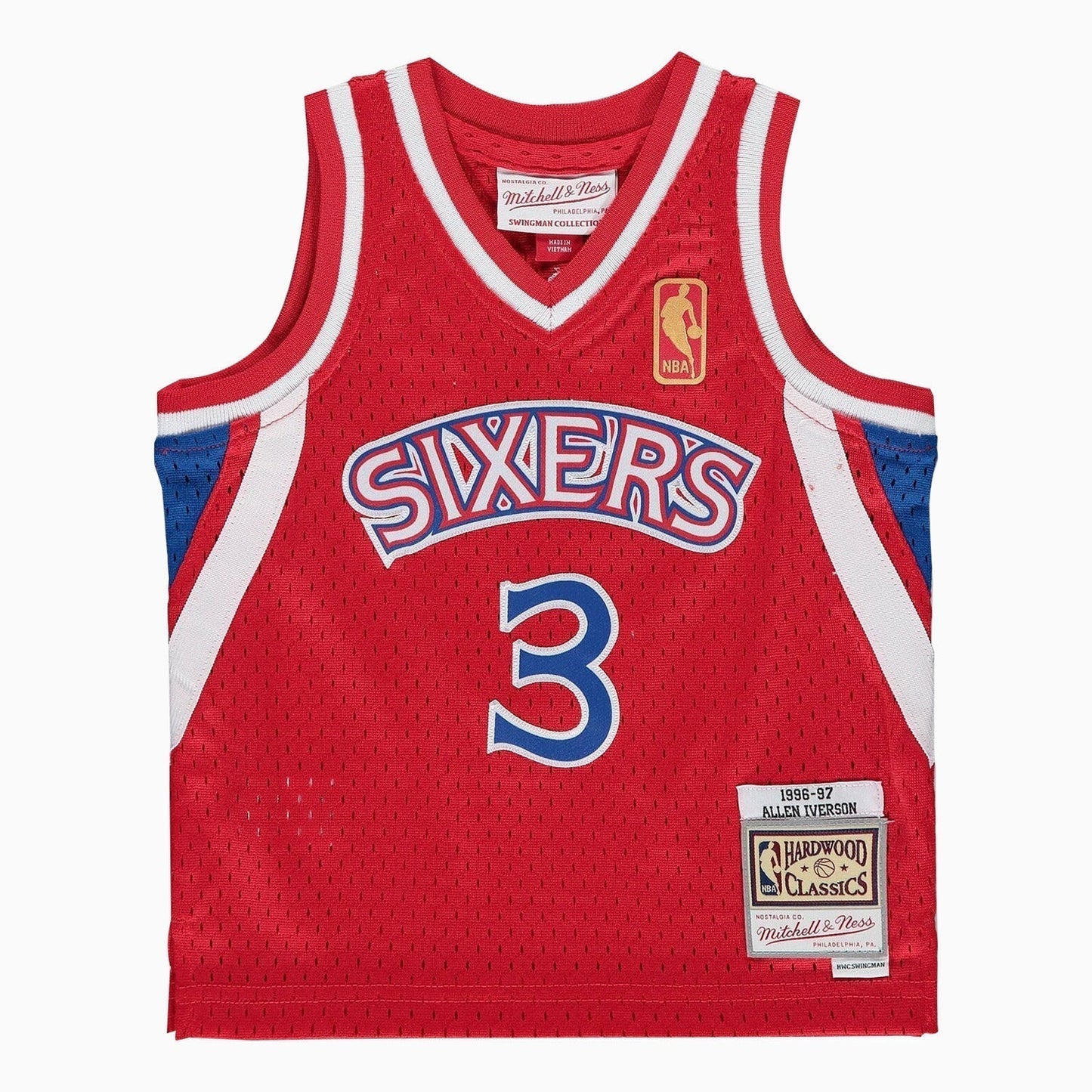 Swingman Philadelphia 76ers Allen Iverson NBA 1996-97 Jersey Infants