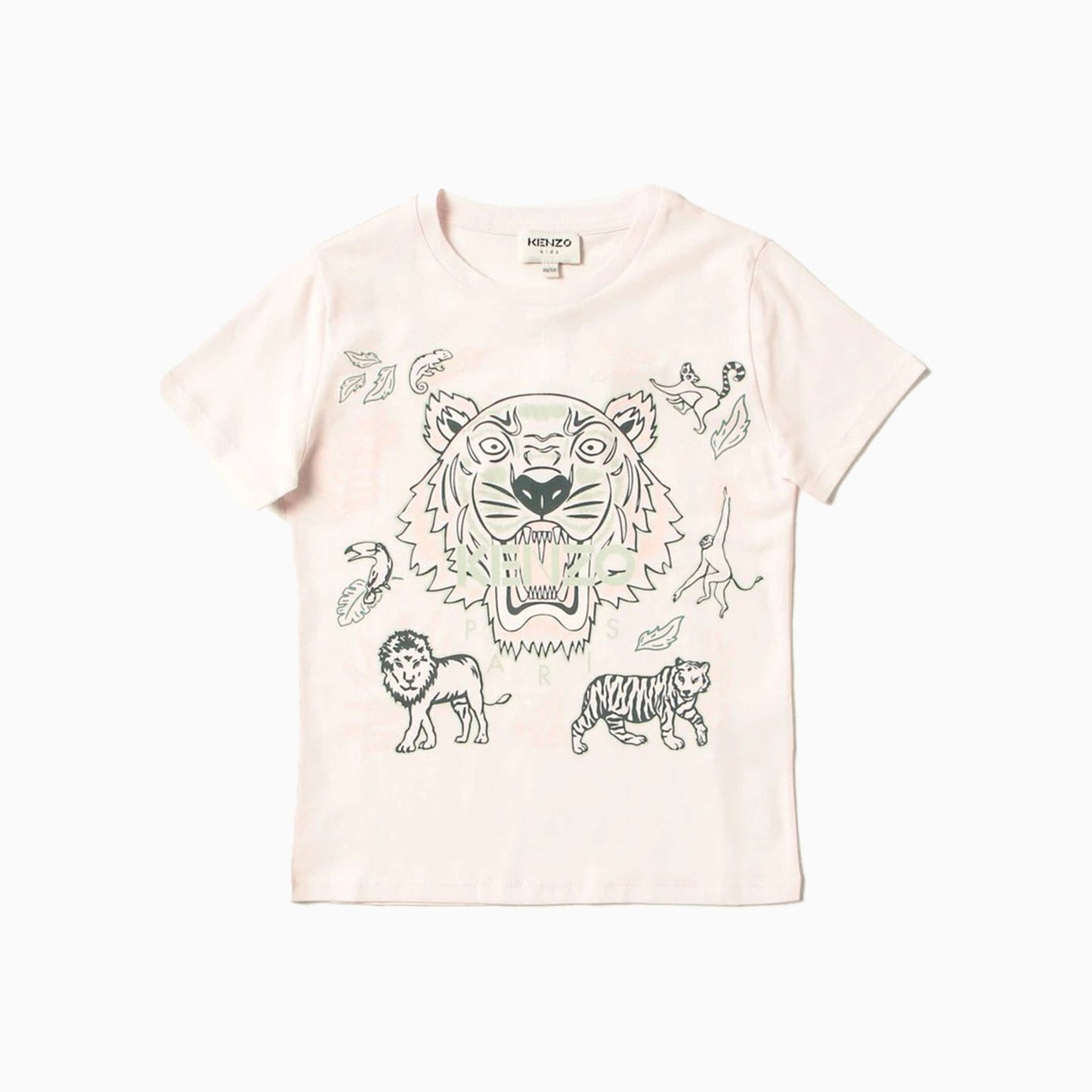 Kid's Tiger Logo Short Sleeve T Shirt