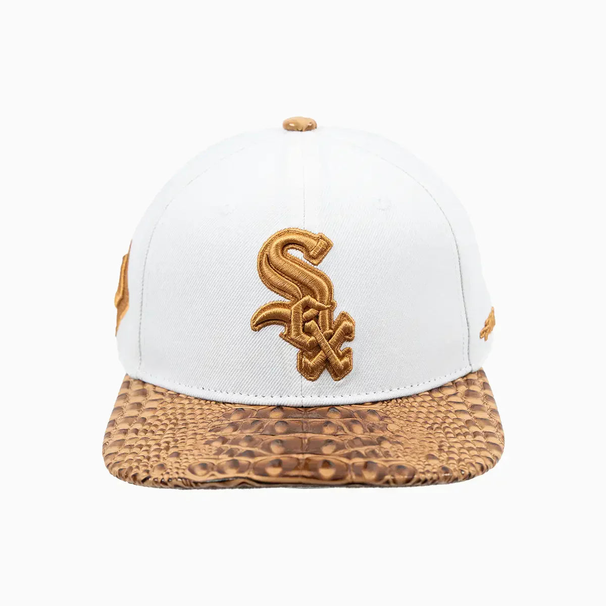 Chicago White Sox NBA Leather Wool Strapback Hat