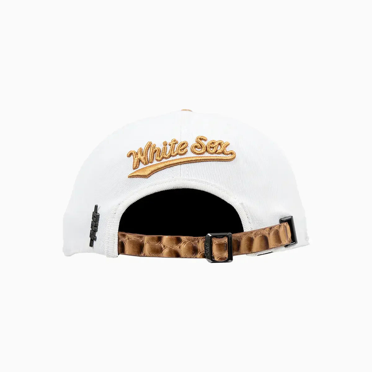 Chicago White Sox NBA Leather Wool Strapback Hat