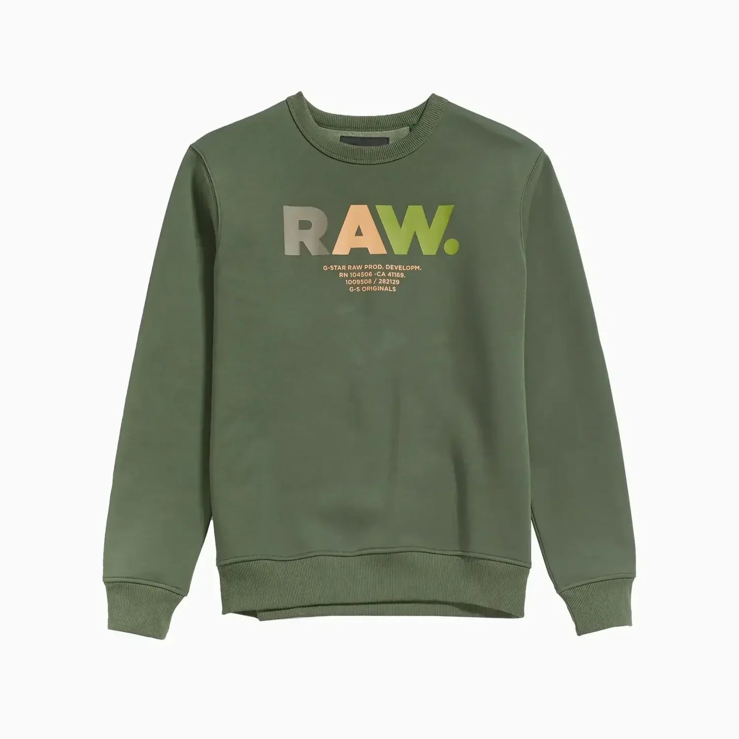 Men's Multi Colored Raw Sweatshirt