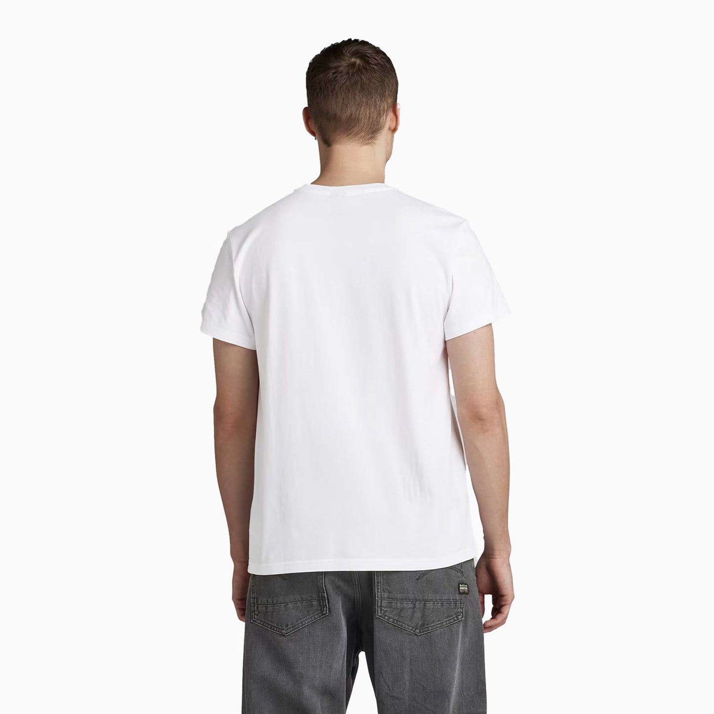Men's Raw Short Sleeve T Shirt