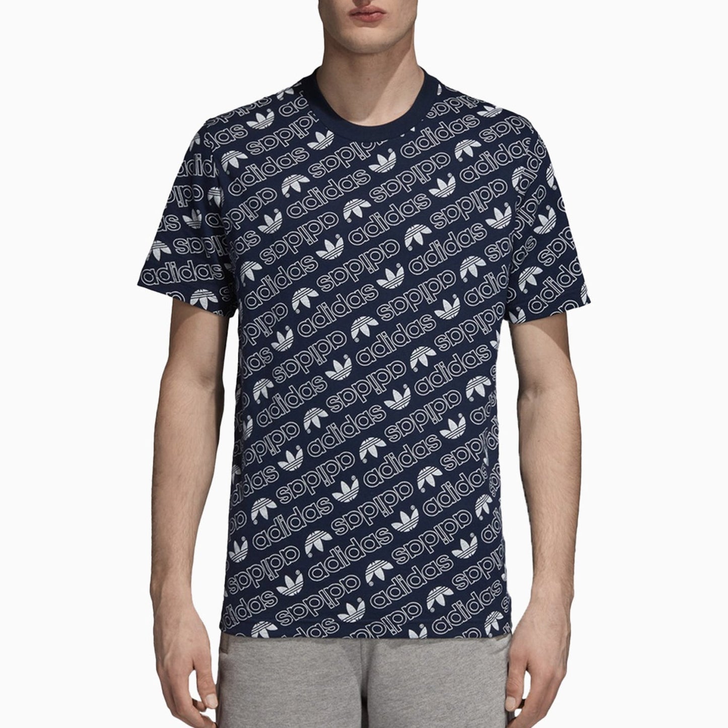 Men's Originals Adidas Performance - Monogram Logo T-shirt
