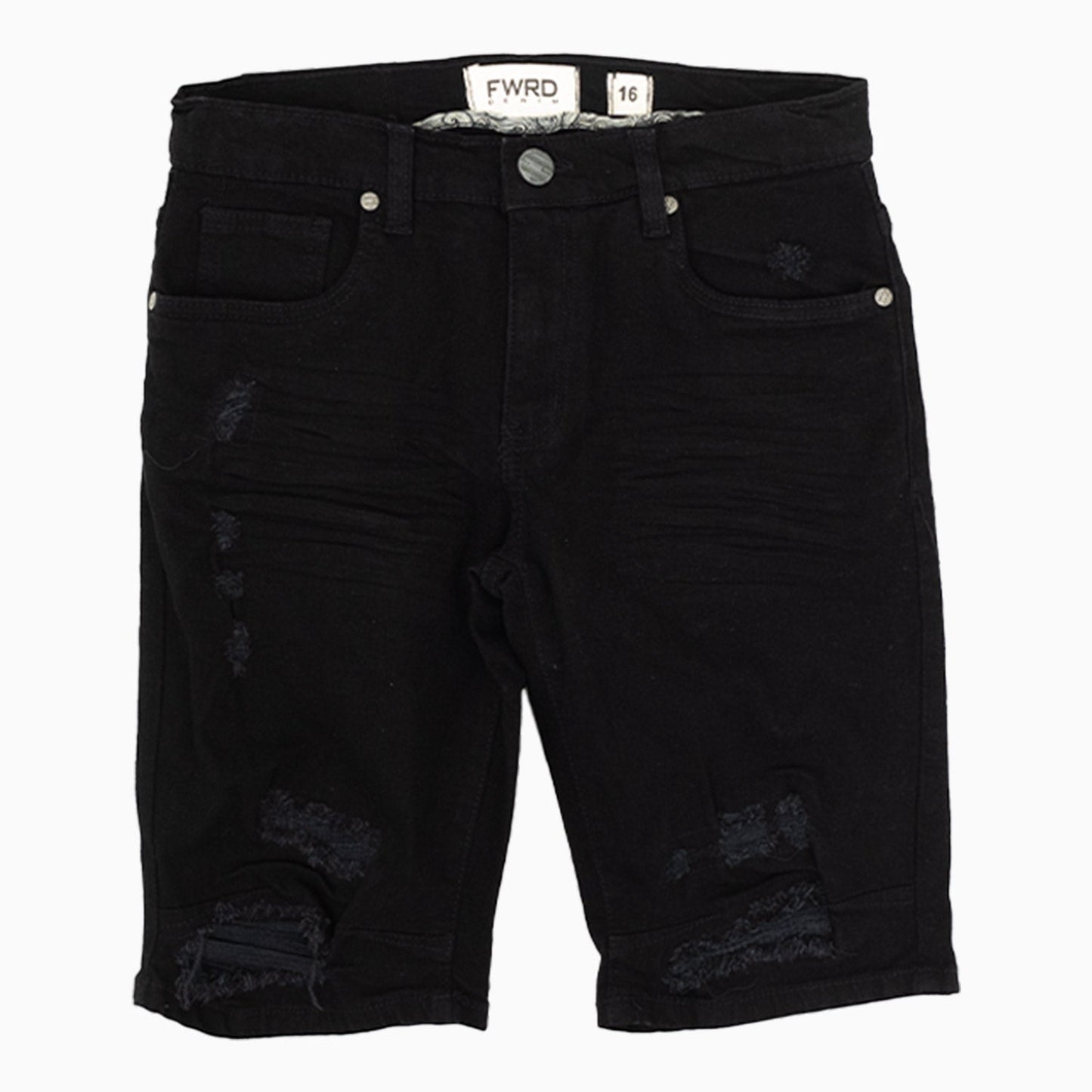 Kid's Washed Up Denim Jeans Shorts