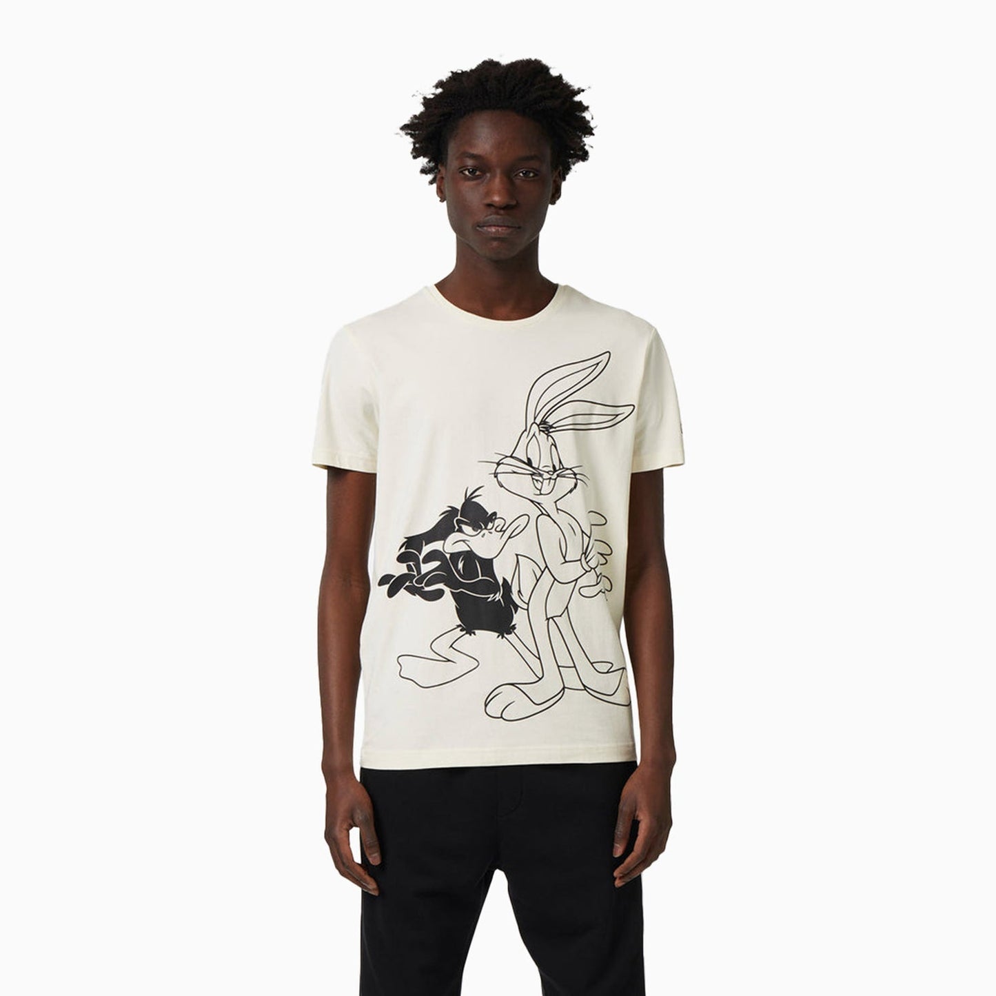 Men's Bugs Bunny And Daffy Duck Short Sleeve T Shirt
