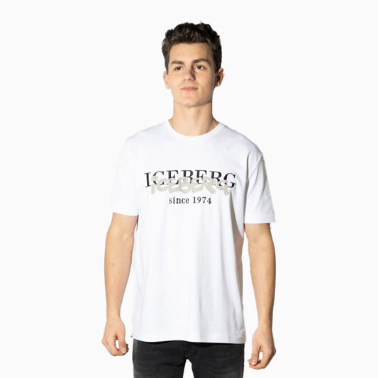 Men's Iceberg Logo Short Sleeve T-Shirt