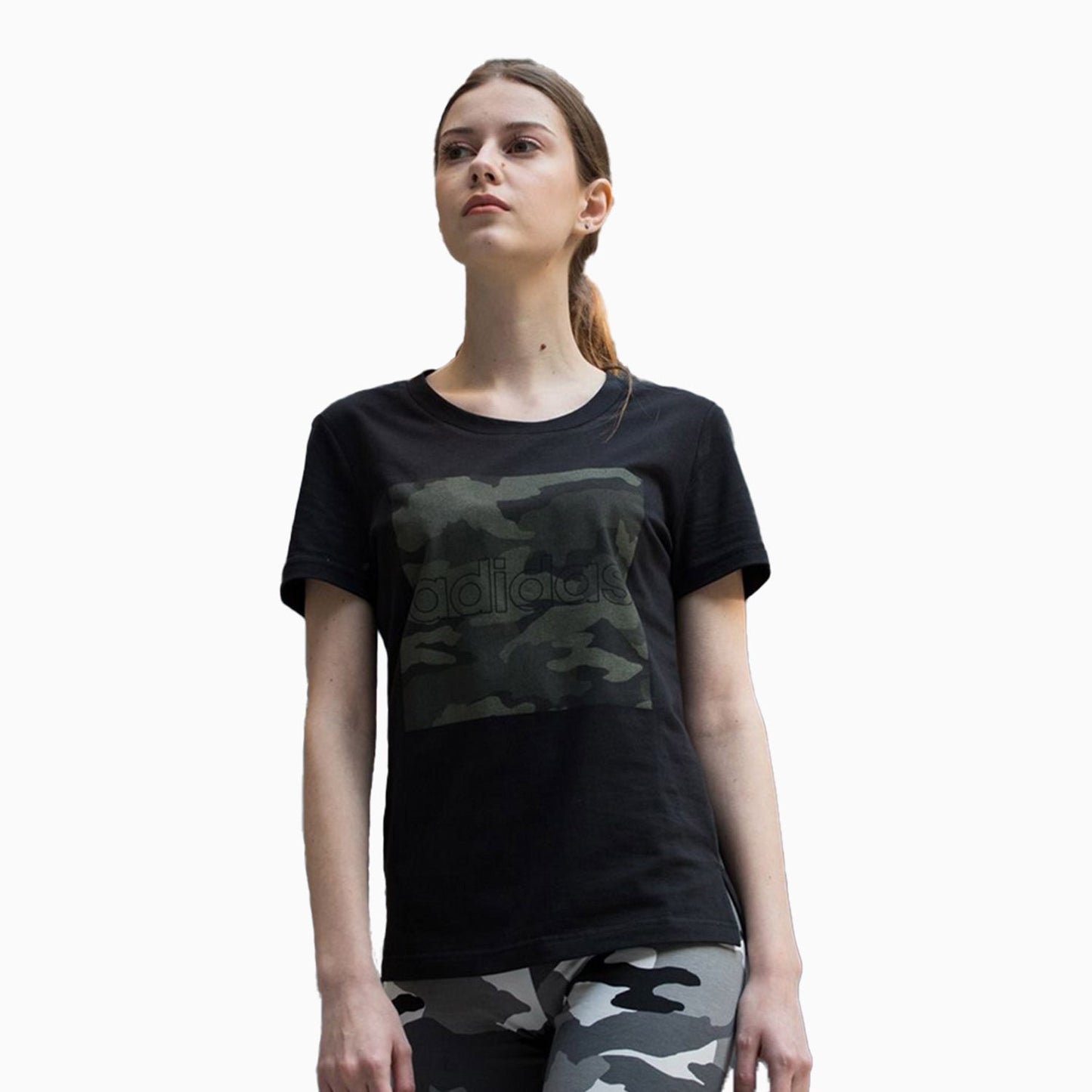 Women's Boxed Camo T Shirt