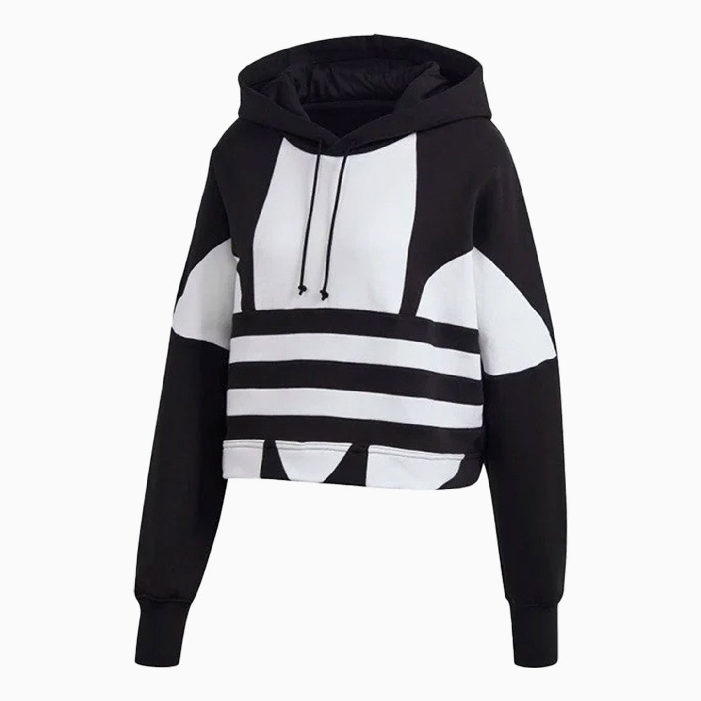 Women's Large Logo Cropped Hoodie