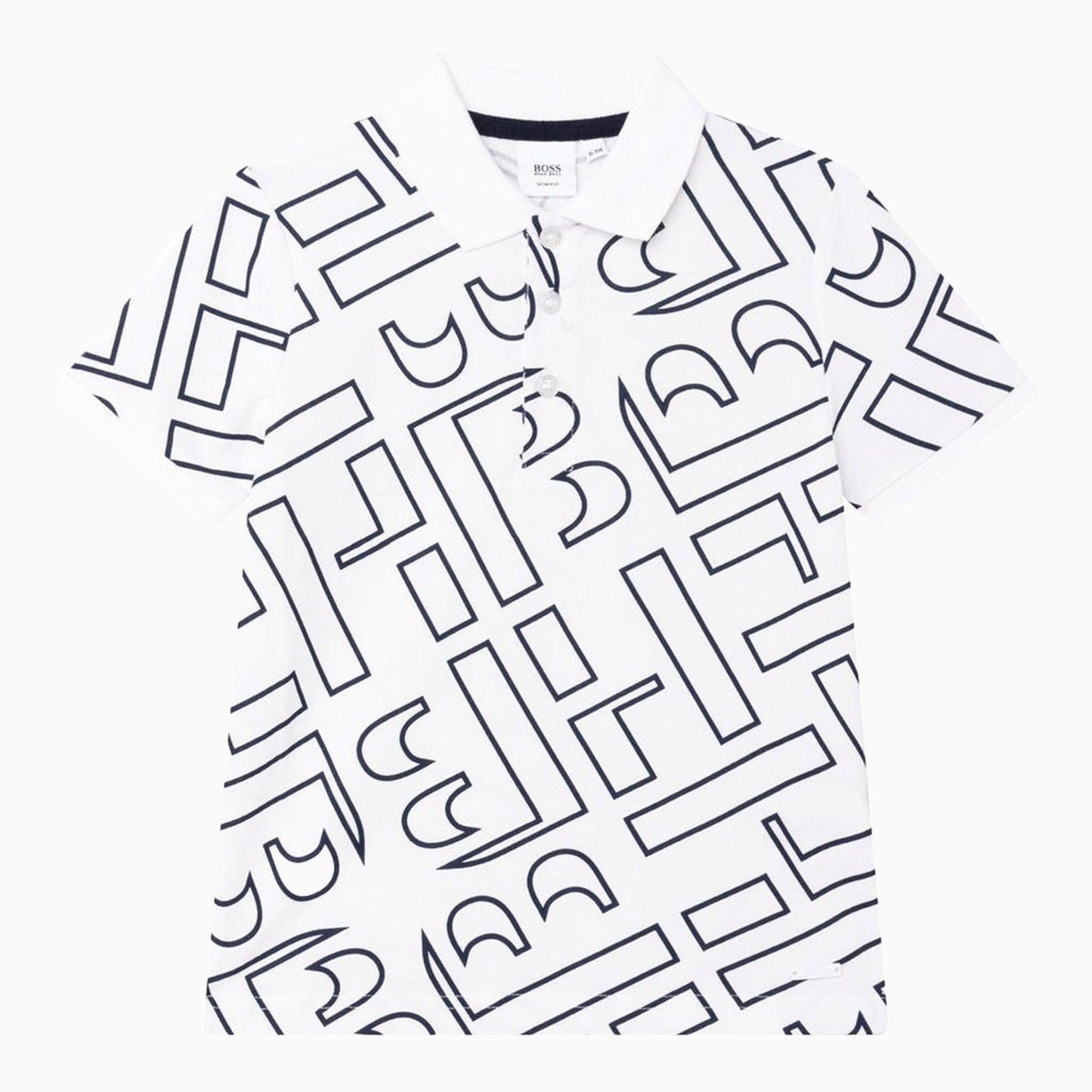 Kid's HB Print All Over Polo Shirt