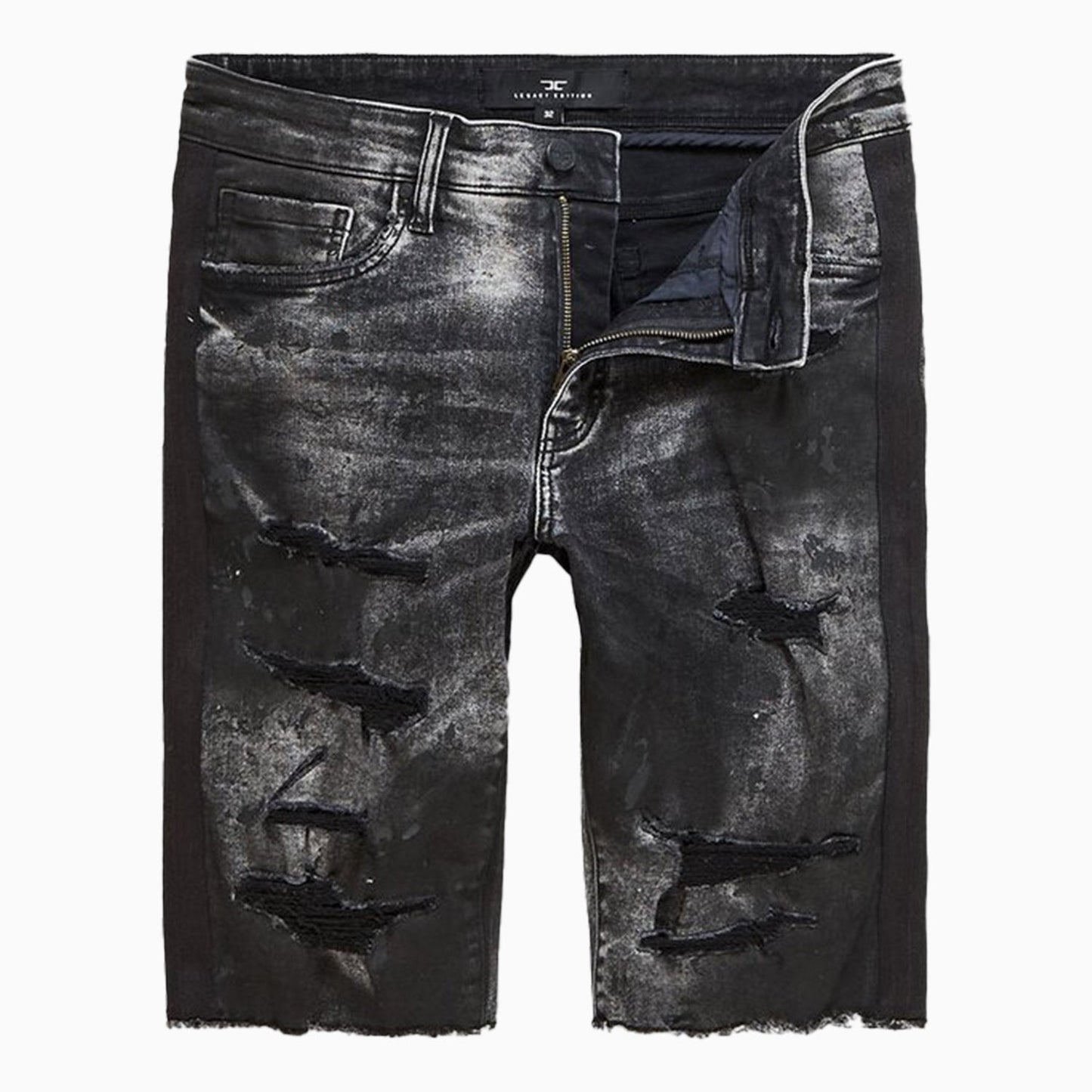 Kid's Sparta Striped Denim Shorts