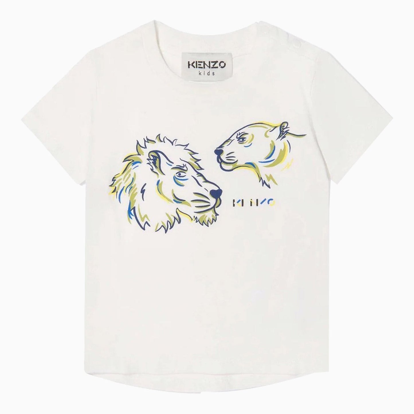 Kid's Animal Print Logo T Shirt Toddlers