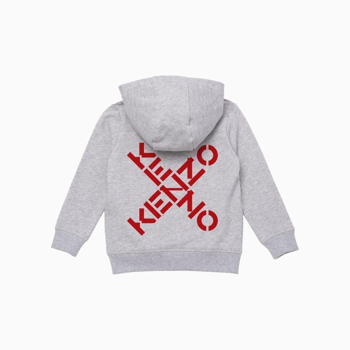 Kid's Cross Logo Full Zip Hoodie