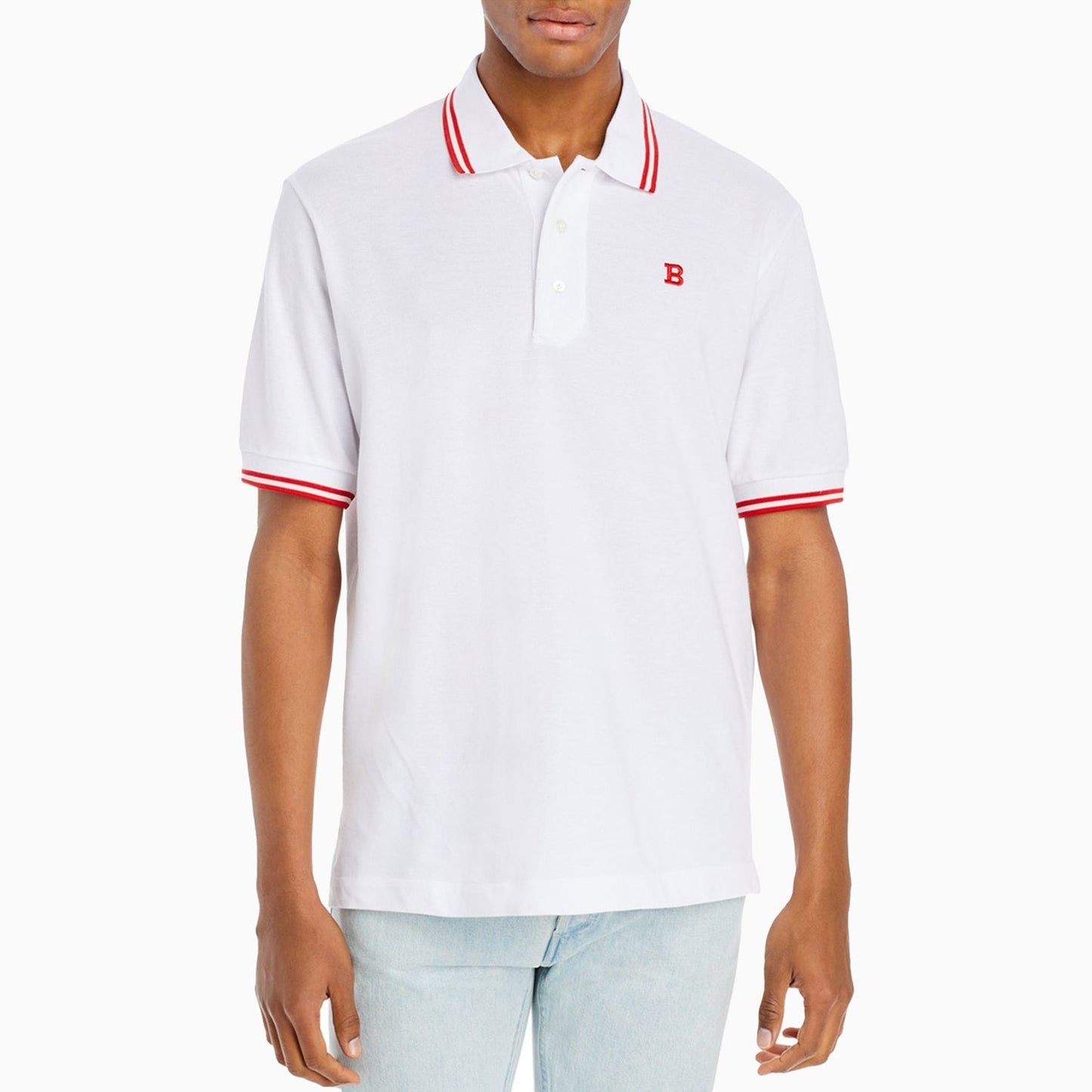 Men's Polo T Shirt In Cotton Piquet