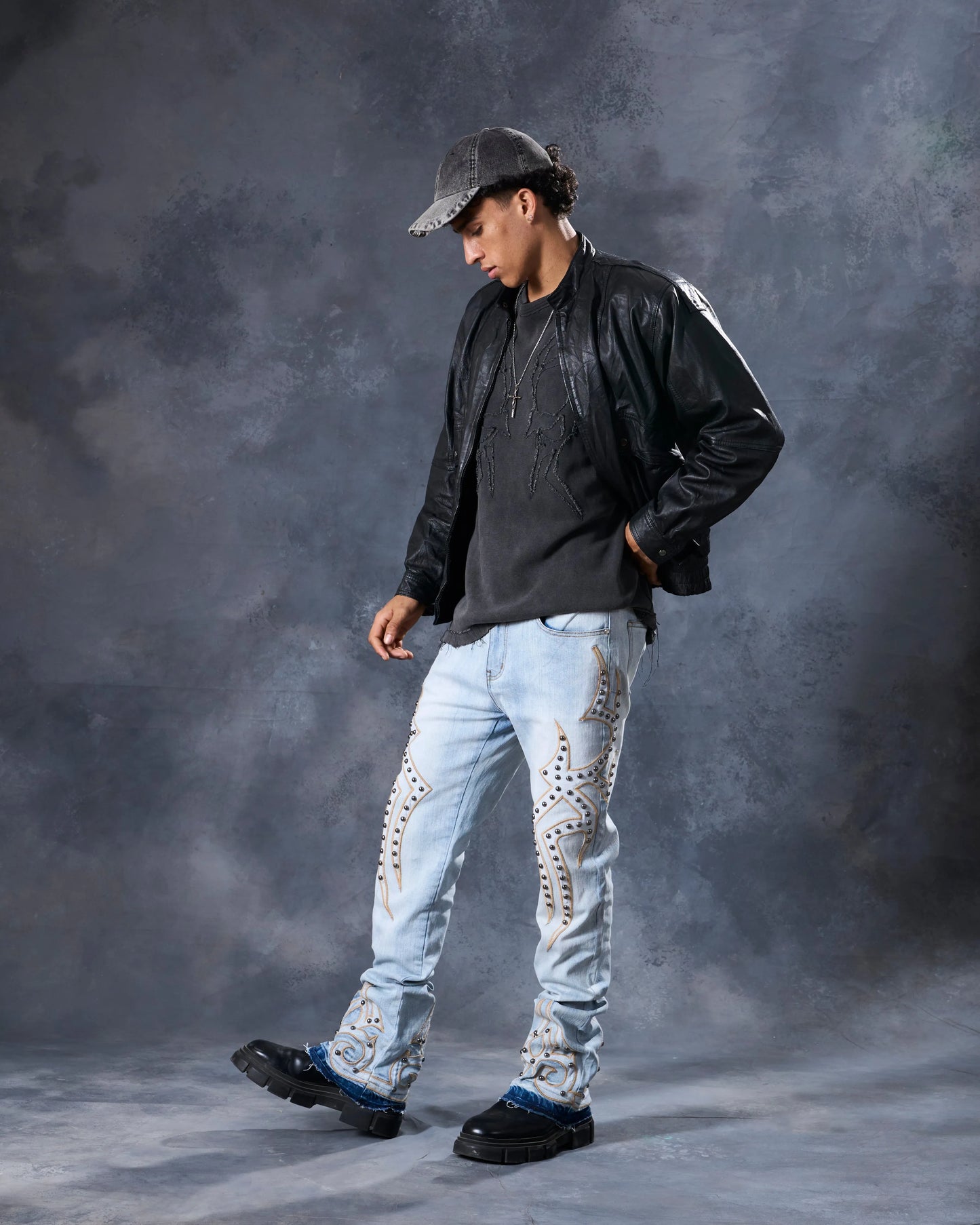 Men's Stacked Skinny Jeans Pant