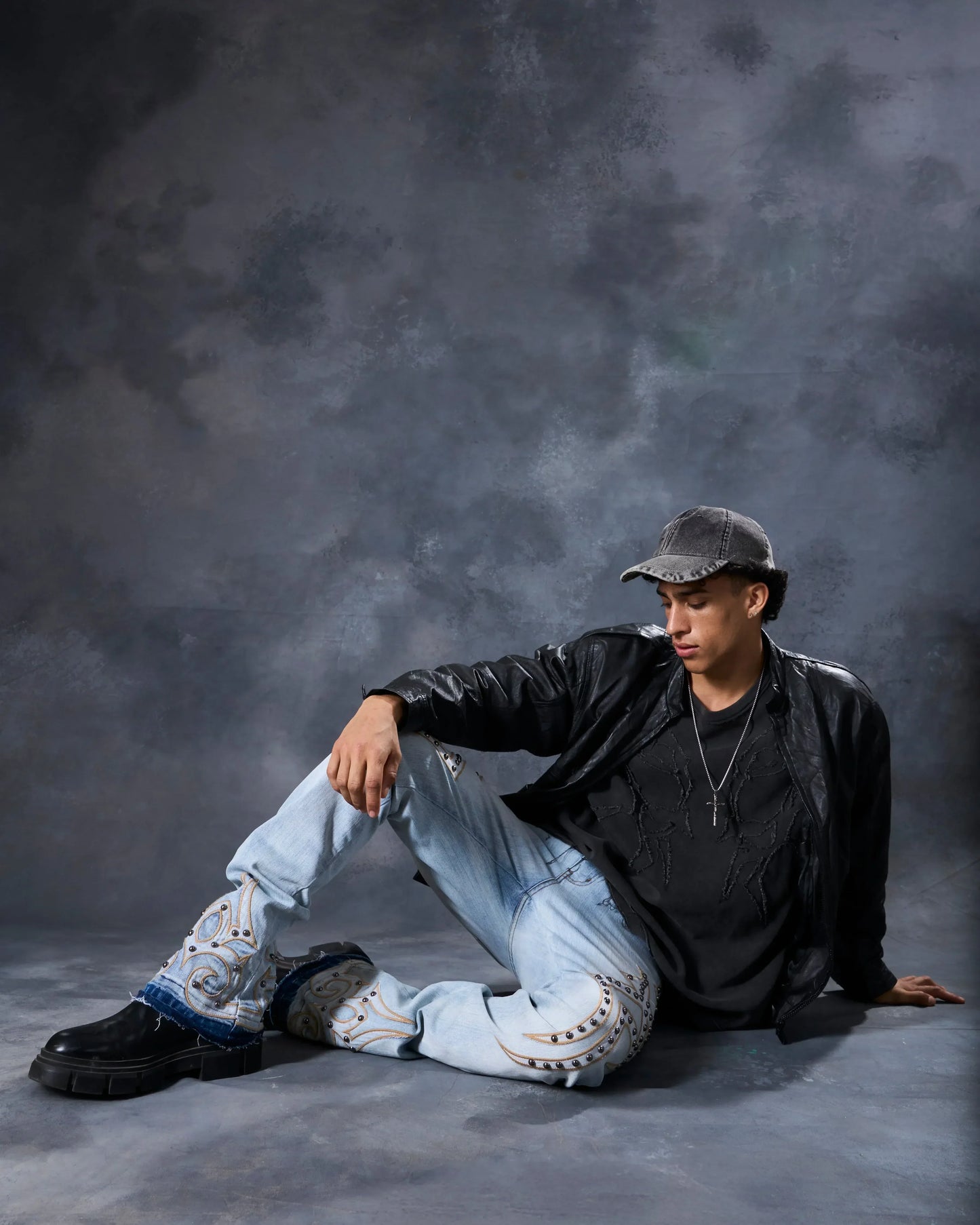 Men's Stacked Skinny Jeans Pant