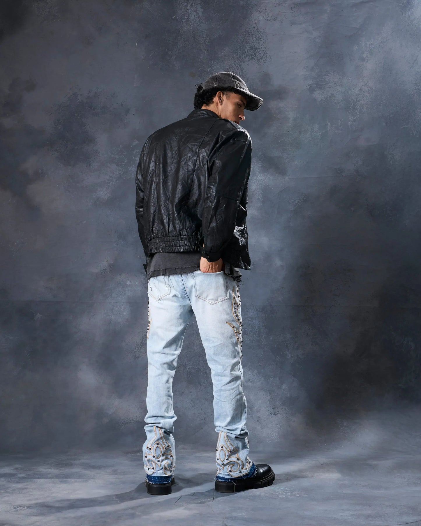 Men's Stacked Skinny Jeans Pant