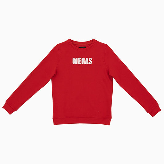 Kid's Chenille Patch Crew Neck Sweatshirt