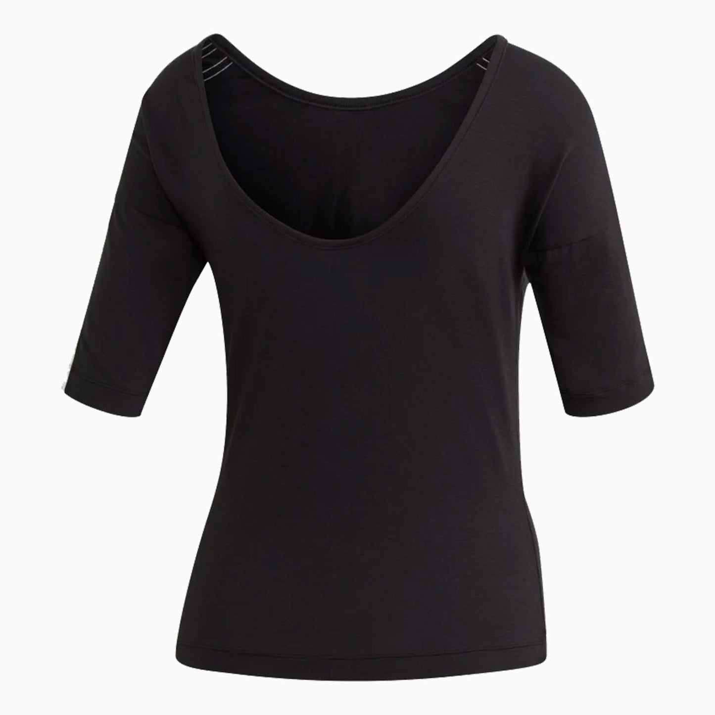 Women's Performance Open Back 3-Stripes T Shirt