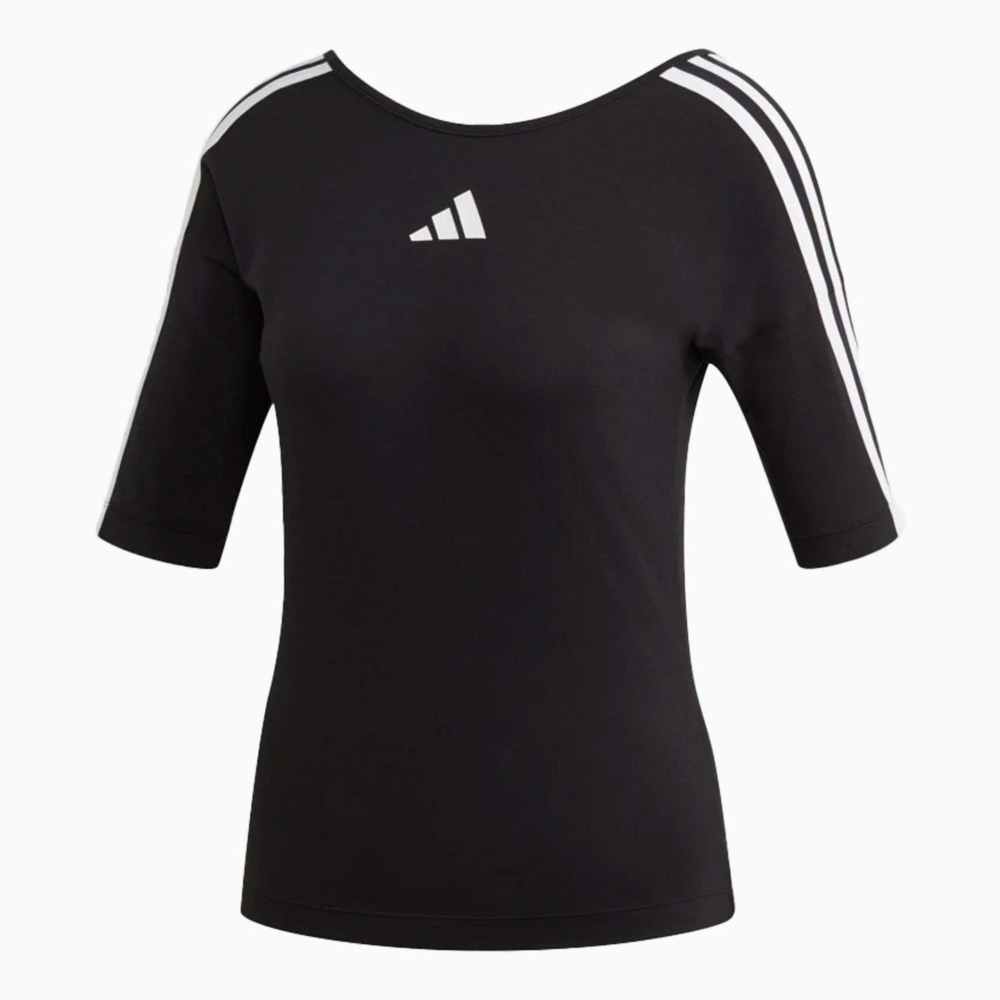 Women's Performance Open Back 3-Stripes T Shirt