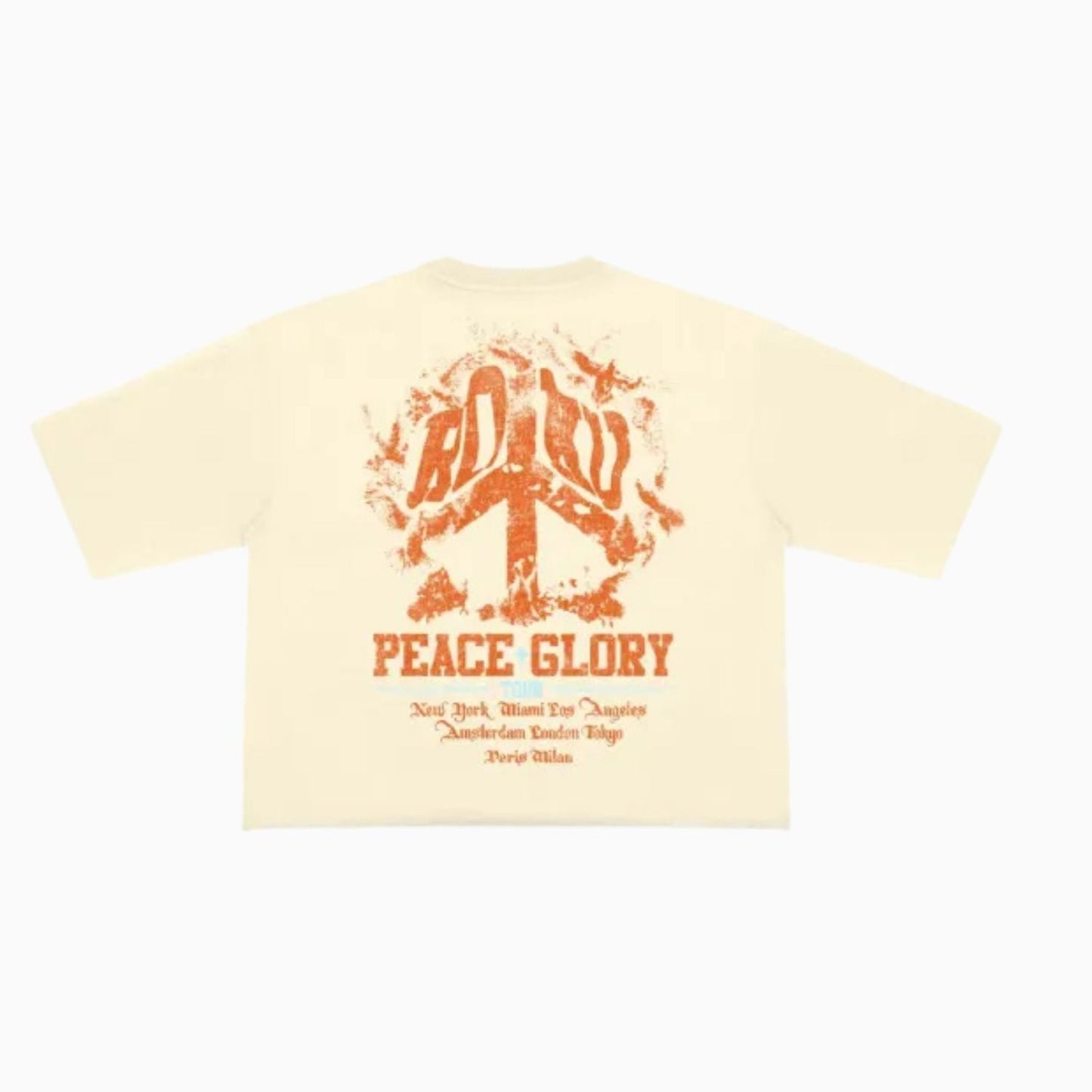 Men's Peace Glory Cropped T-Shirt