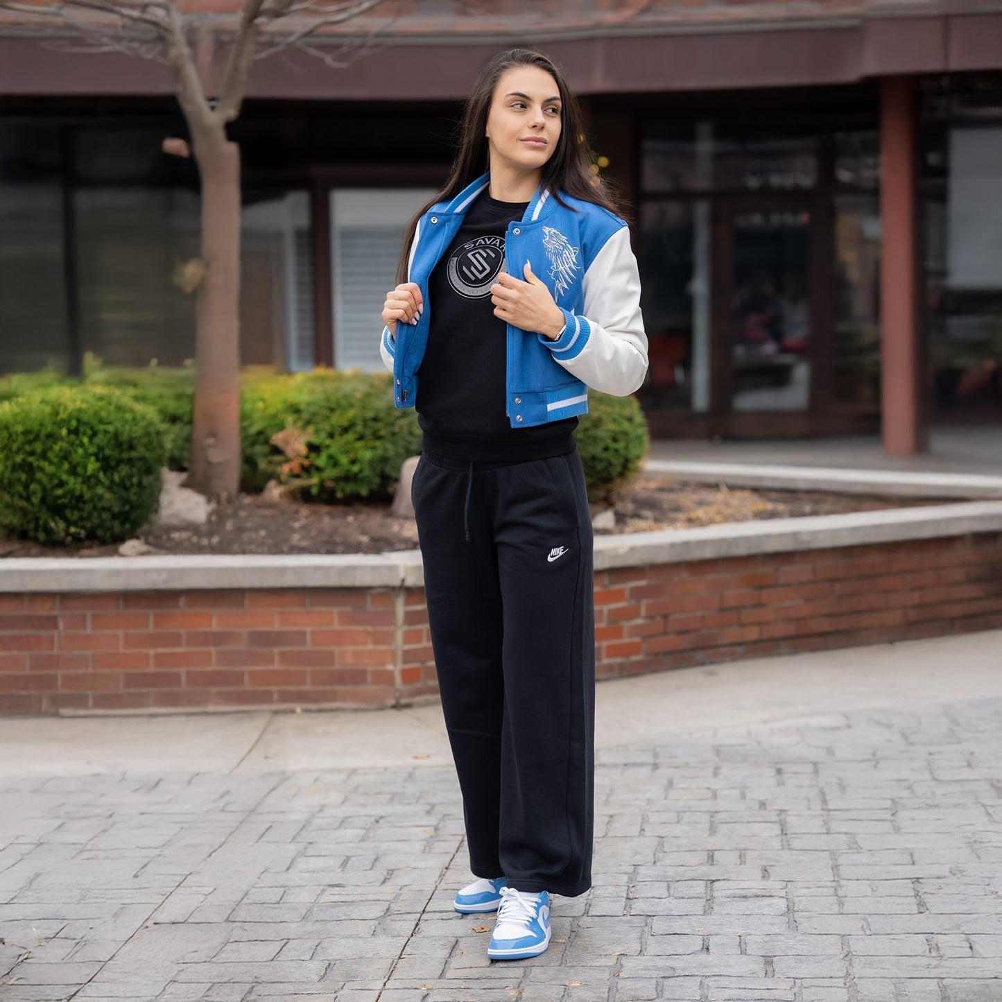 Women's Wings Wool Varsity Jacket