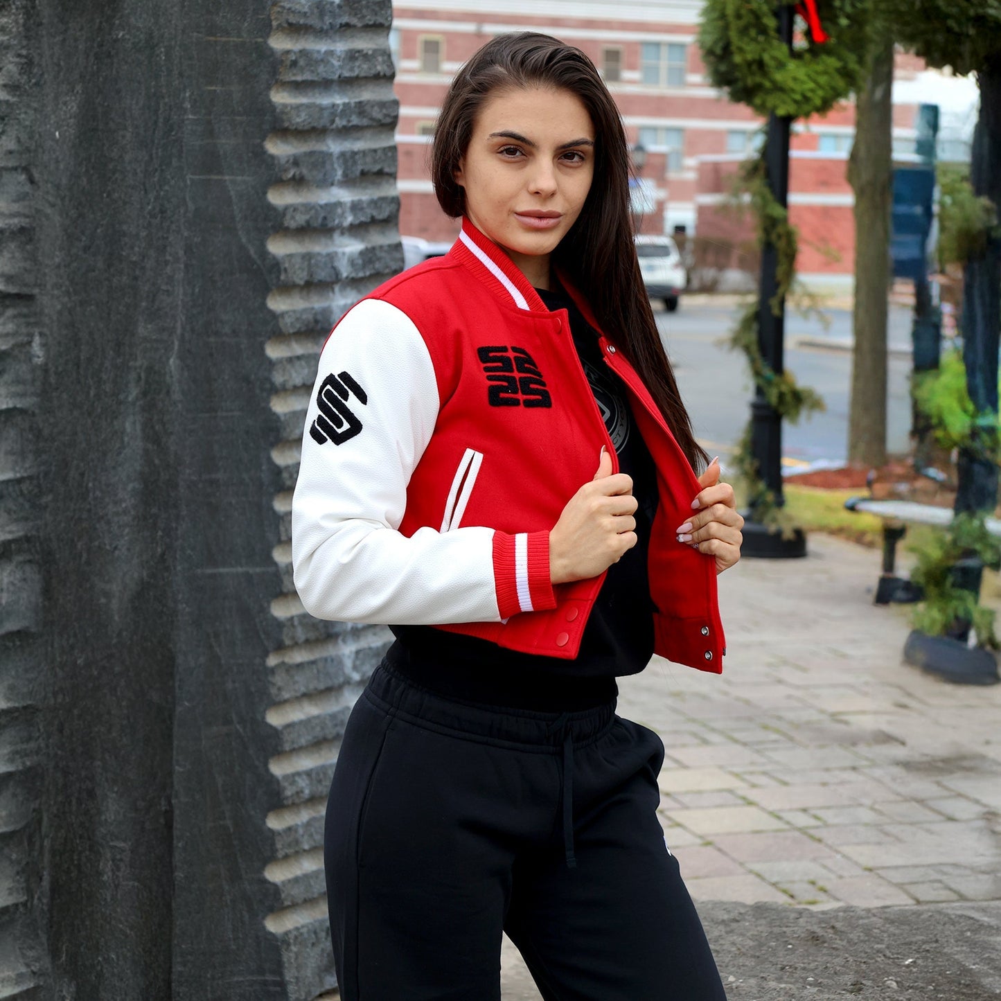 Women's Wings Wool Varsity Jacket
