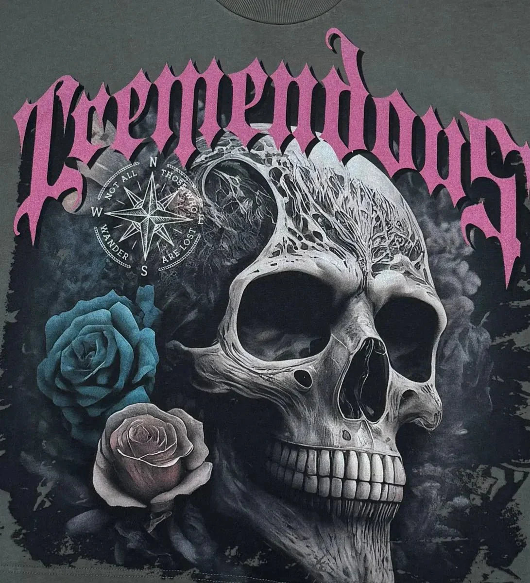 Men's Wide Crop Fit Drop Shoulders T-Shirt