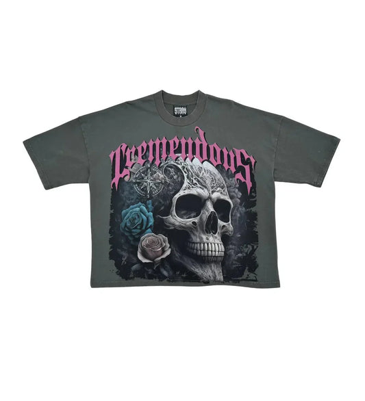 Men's Wide Crop Fit Drop Shoulders T-Shirt