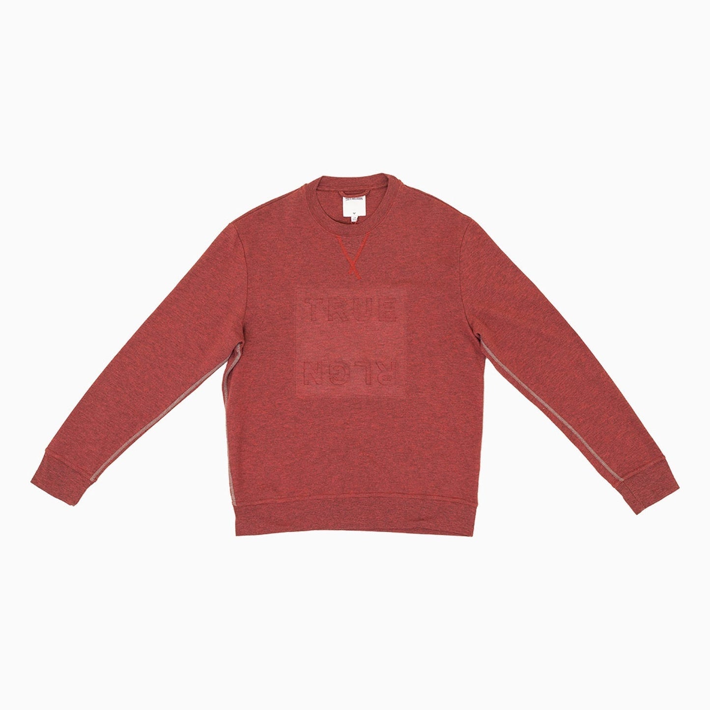 Men's Debossed Logo Double Knit Sweatshirt