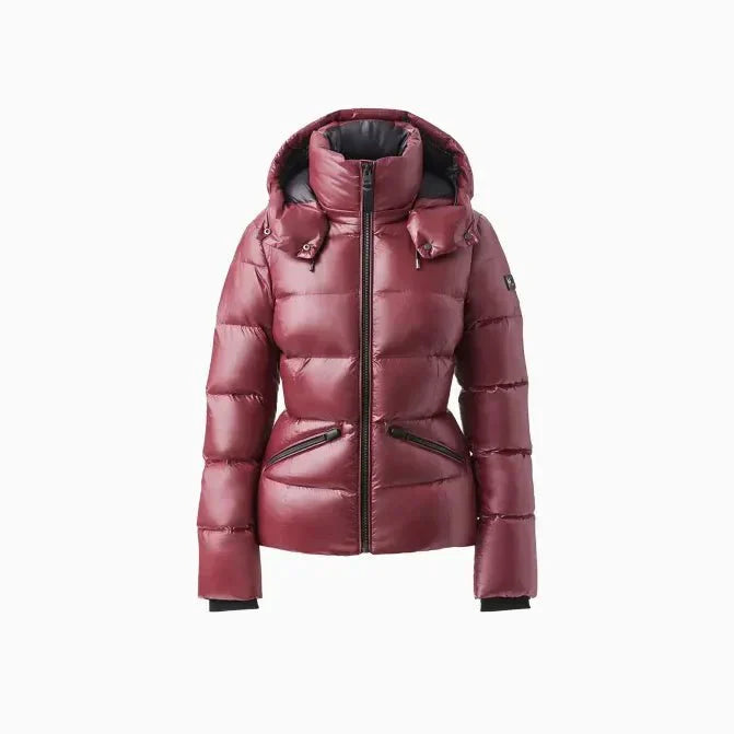 Women's MADALYN Lustrous Light Down Jacket With Hood