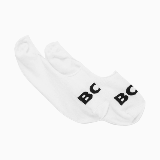Men's Two Pack Of Invisible Socks In A Cotton Blend